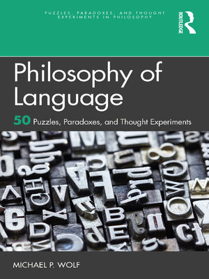 cover image of Philosophy of Language